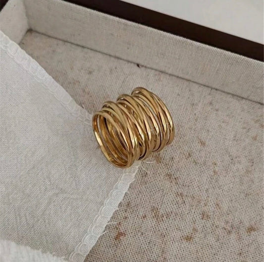 BAGUE STRIÉ