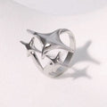 Bague étoiles argent