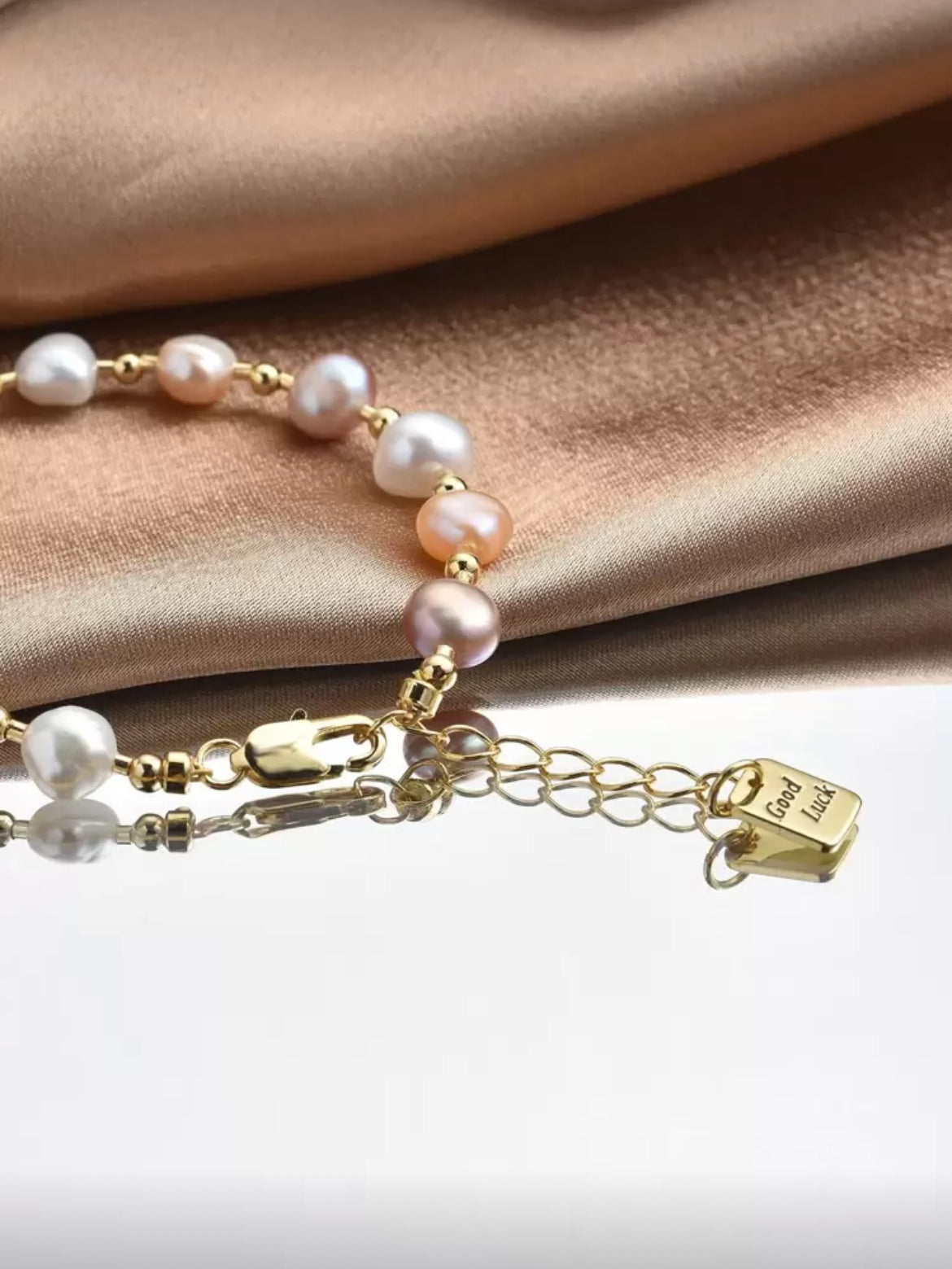 Bracelet perla rose