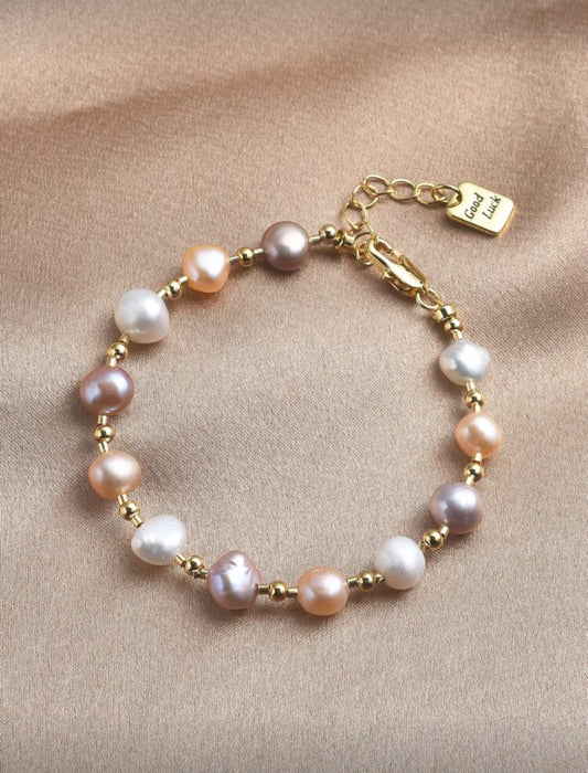 Bracelet perla rose