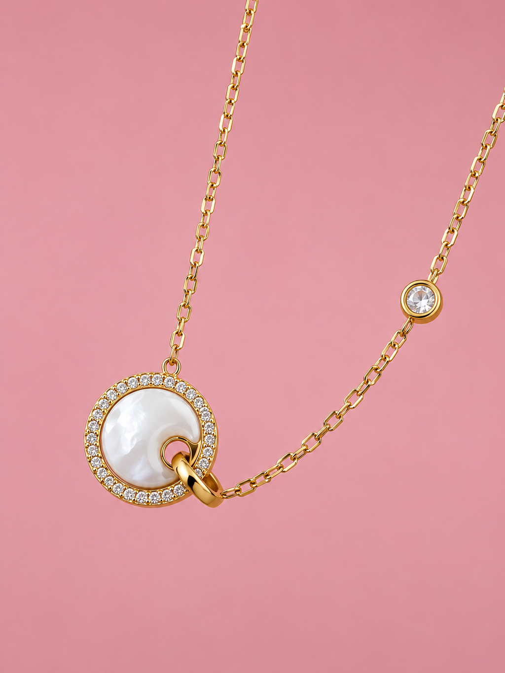 Ensemble perle lunaire