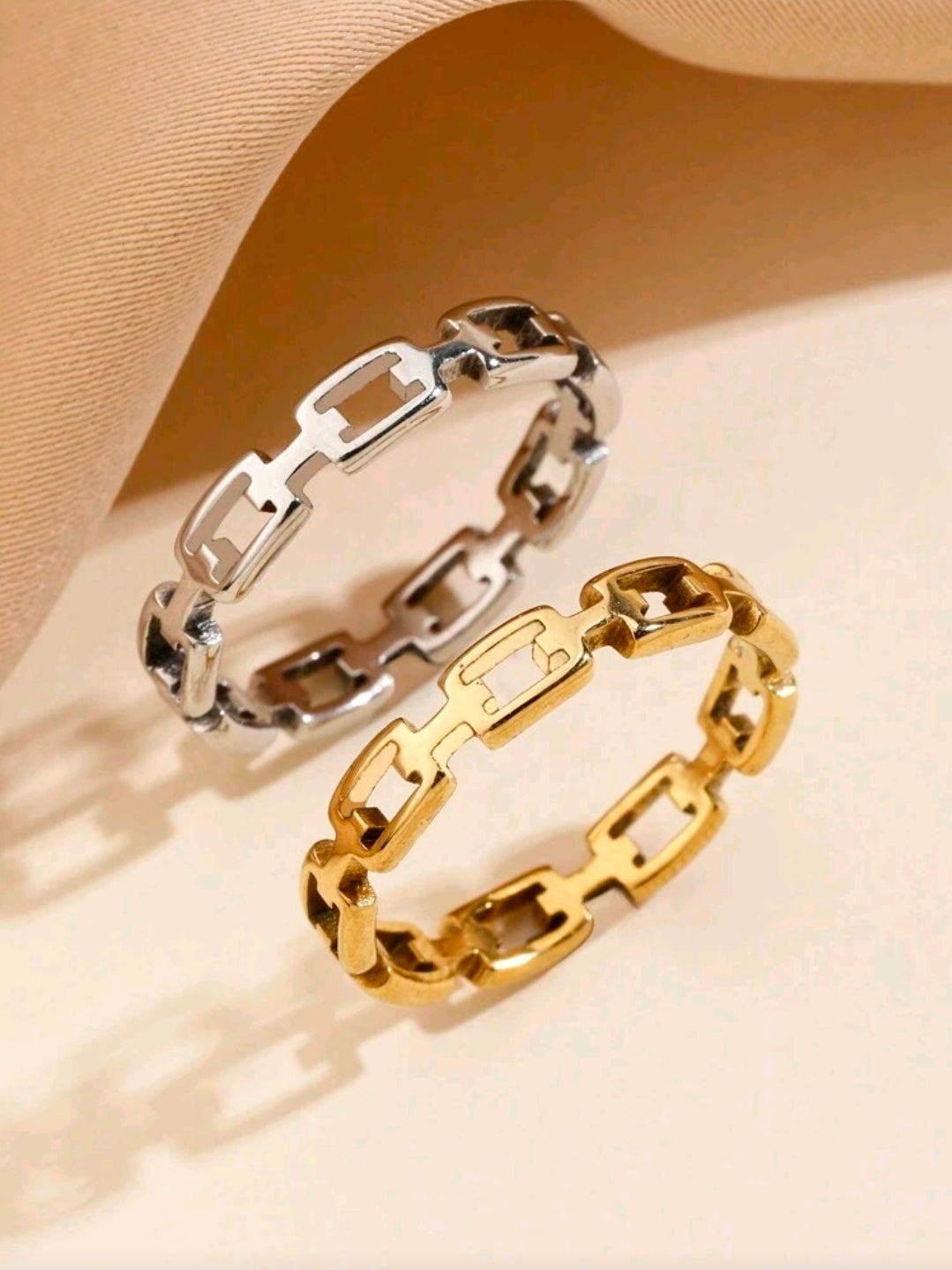 Bague cool argent