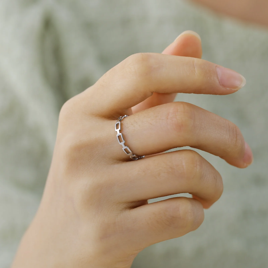Bague cool argent