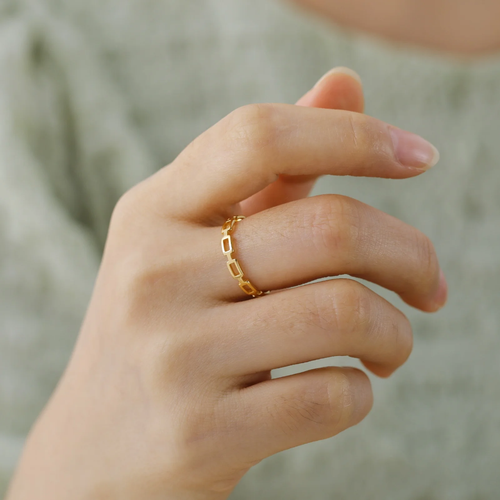 Bague cool or